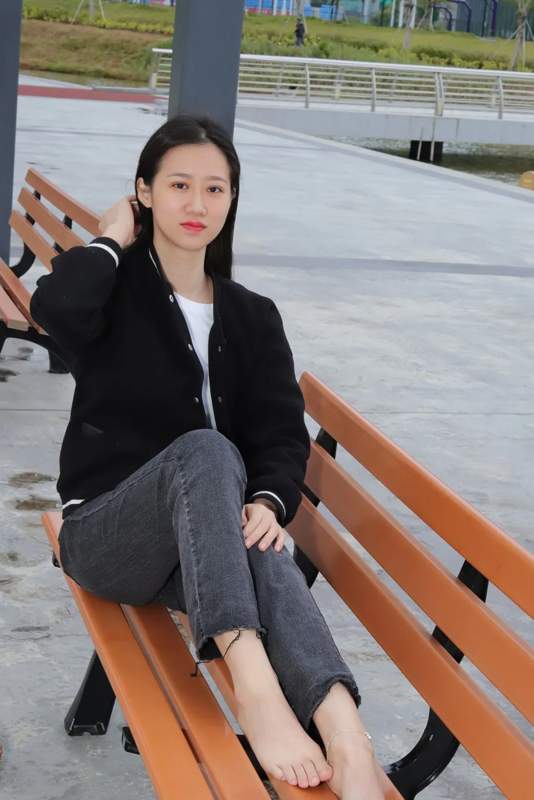 pary学生模拍人物发型与服饰造型图片
