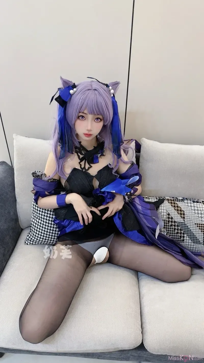 兔叽兔姬蓝紫色双马尾角色服装照片