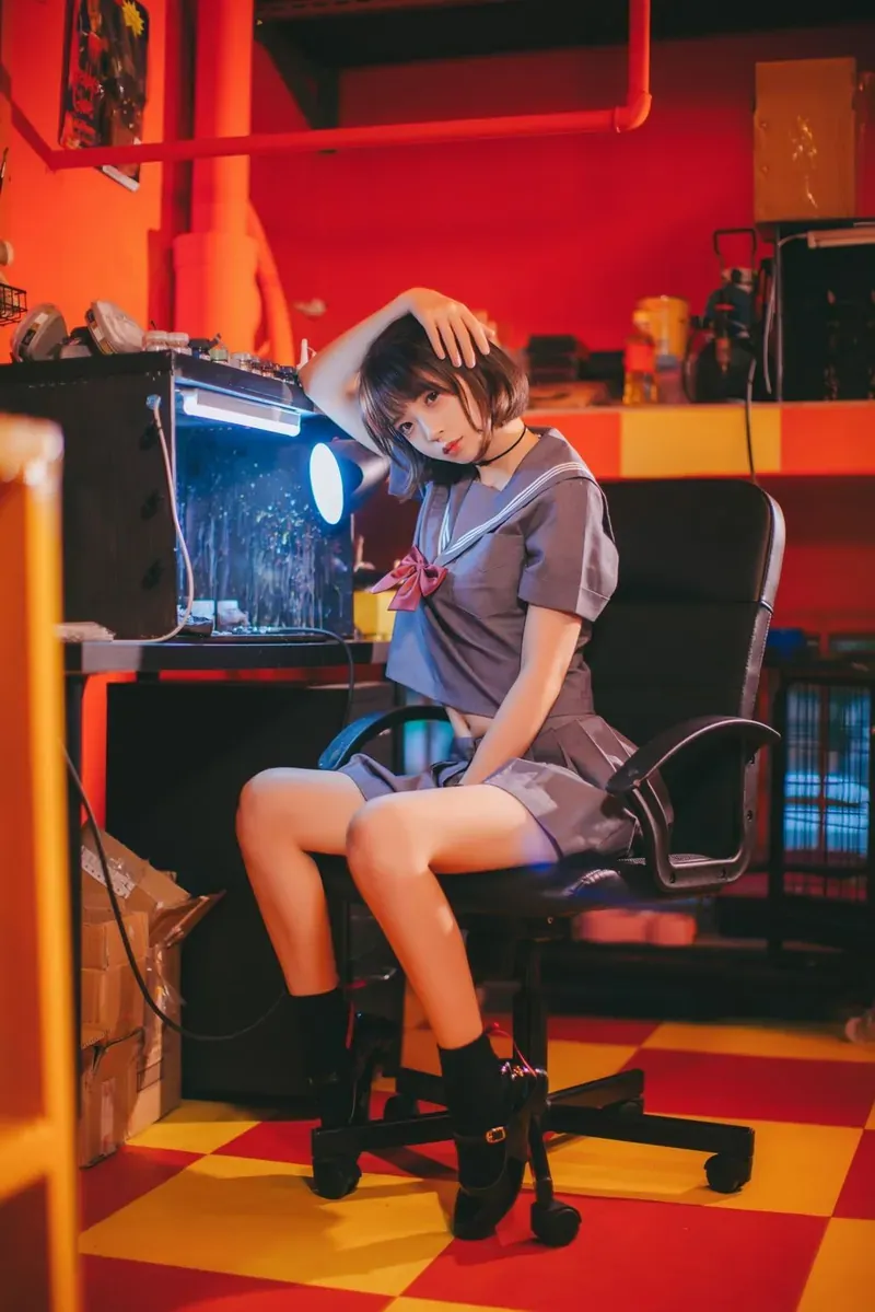 周叽是可爱兔兔校园风服装造型图片