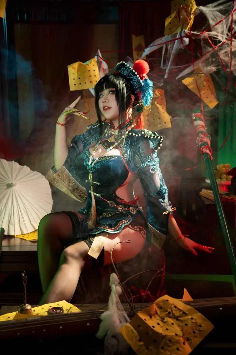 羊之甘露古风角色Cosplay场景照片